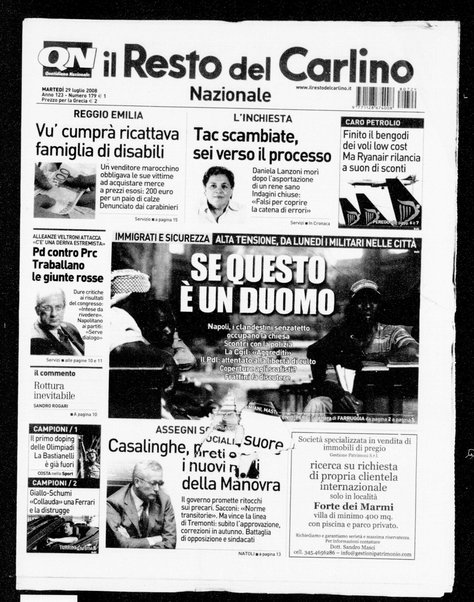 Il Resto del Carlino : giornale dell'Emilia